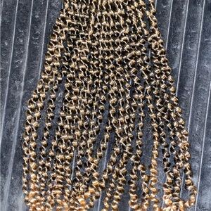 Brown and Black Braided Hair Extensions